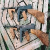 Left side Thompson pair. Wood by Dan and gun work by PK.